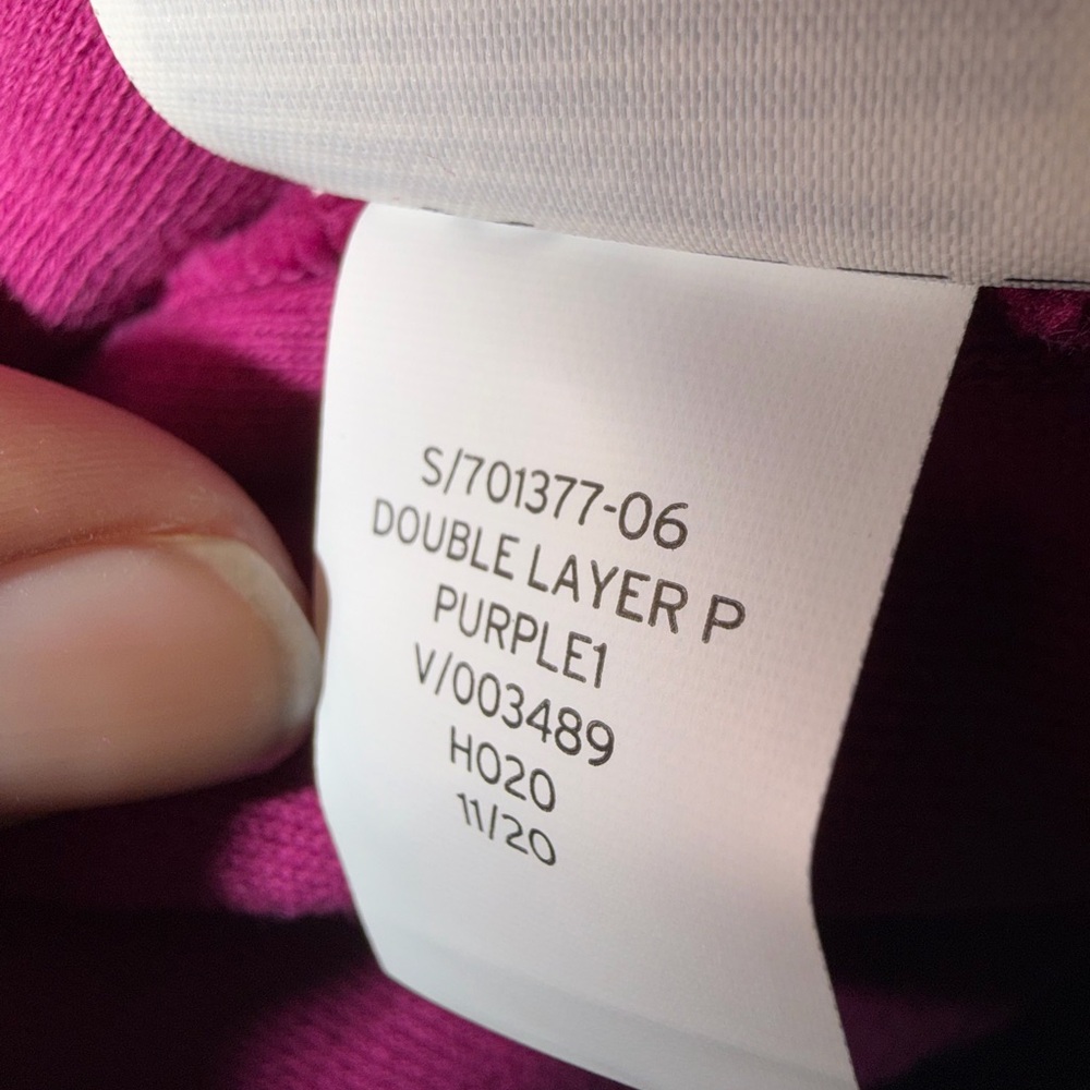 YEEZY GAP PURPLE PERFECT HOODIE IN XS